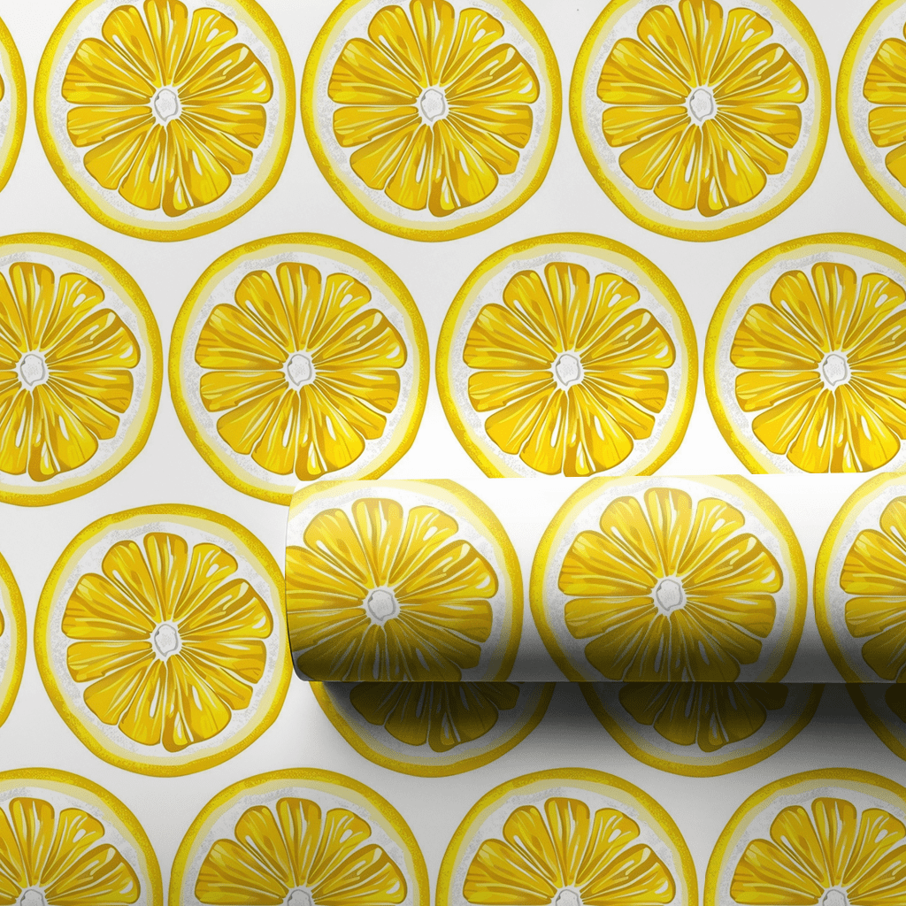 Slice of Lemon - Wrapping Paper - Aspen & Arlo