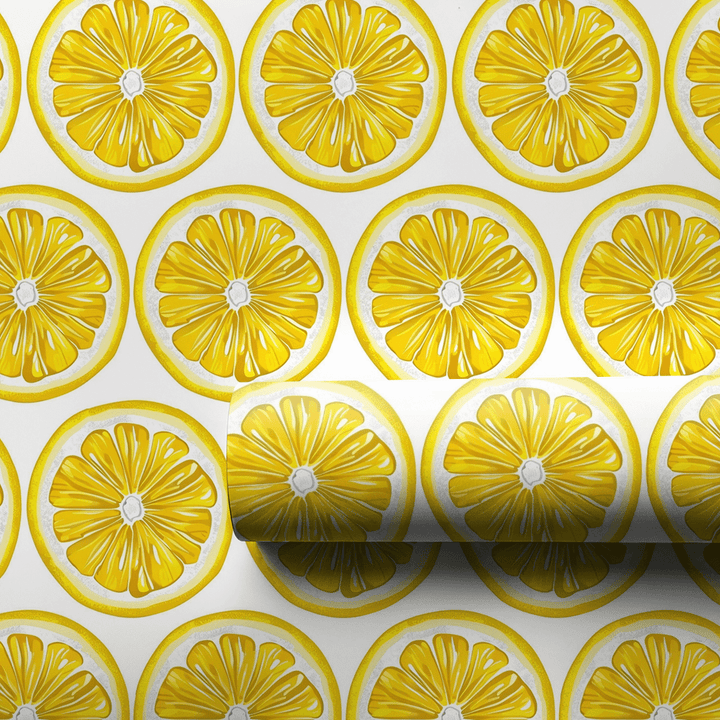 Slice of Lemon - Wrapping Paper - Aspen & Arlo