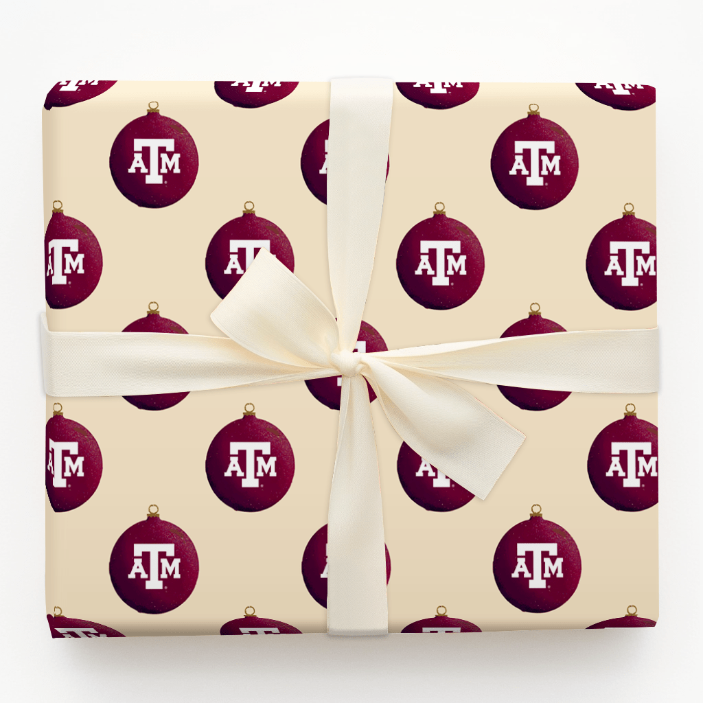 Aggie Spirit Bauble - Wrapping Paper - Aspen & Arlo