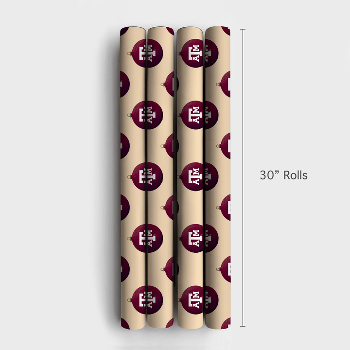 Aggie Spirit Bauble - Wrapping Paper - Aspen & Arlo