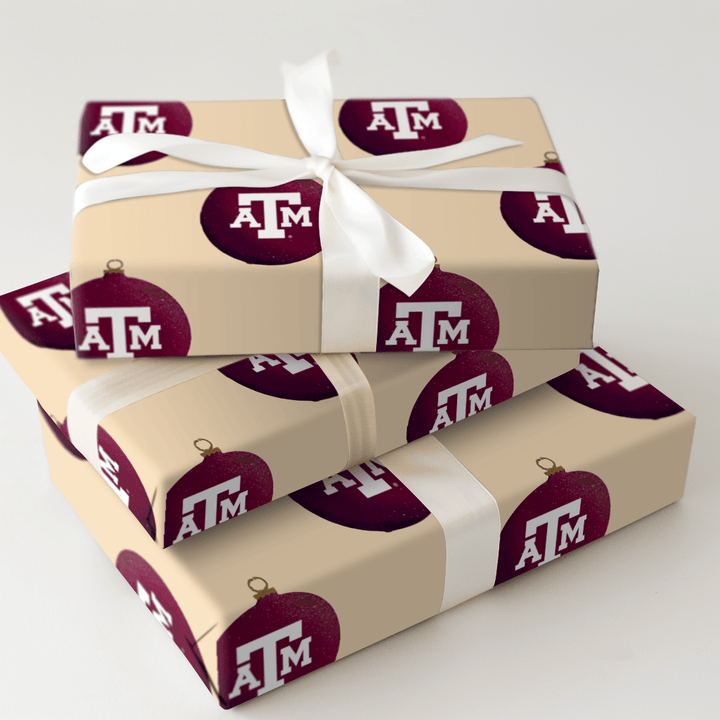 Aggie Spirit Bauble - Wrapping Paper - Aspen & Arlo