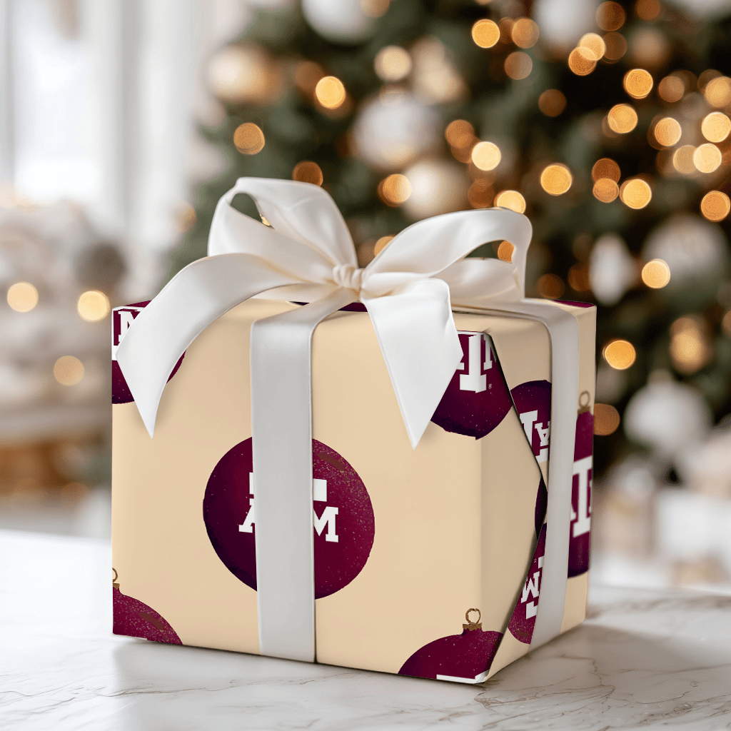 Aggie Spirit Bauble - Wrapping Paper - Aspen & Arlo