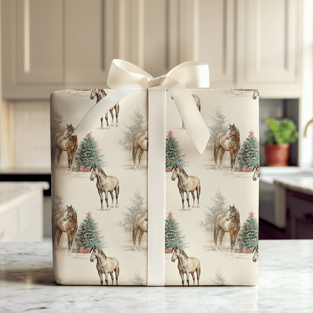 Gift Horse In The Mouth - Wrapping Paper - Aspen & Arlo