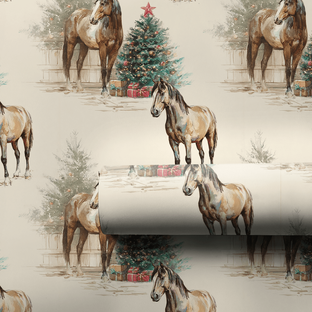 Gift Horse In The Mouth - Wrapping Paper - Aspen & Arlo