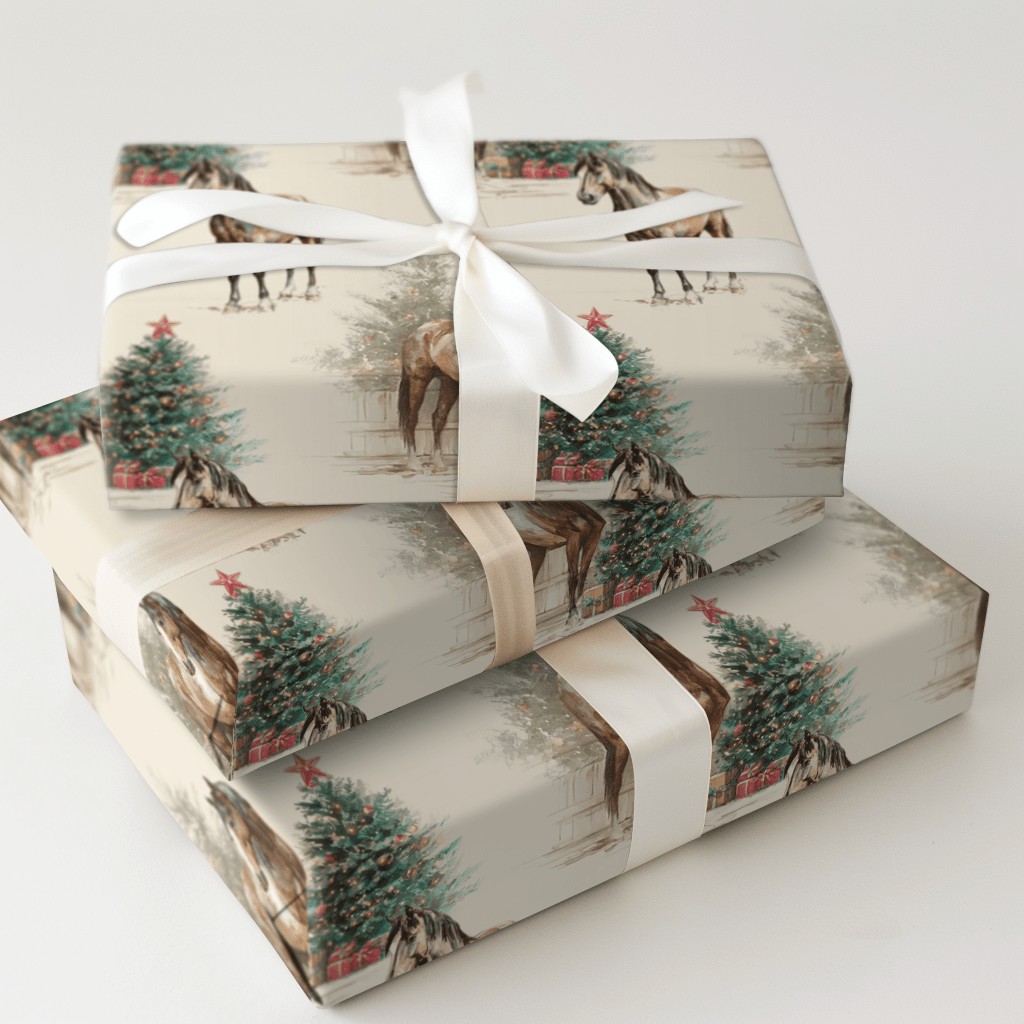Gift Horse In The Mouth - Wrapping Paper - Aspen & Arlo