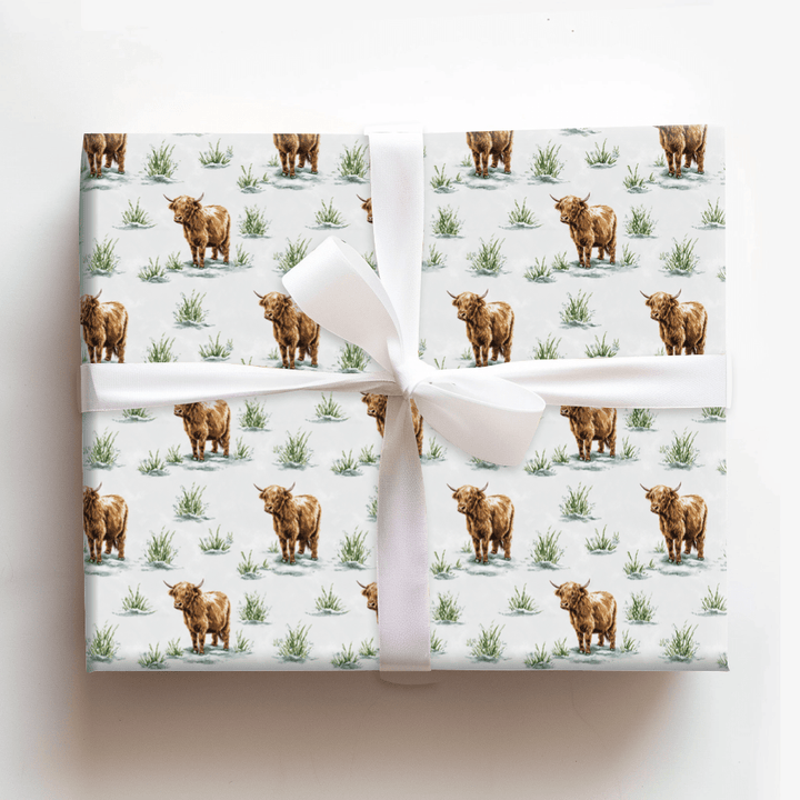 Snowy Highland - Wrapping Paper - Aspen & Arlo