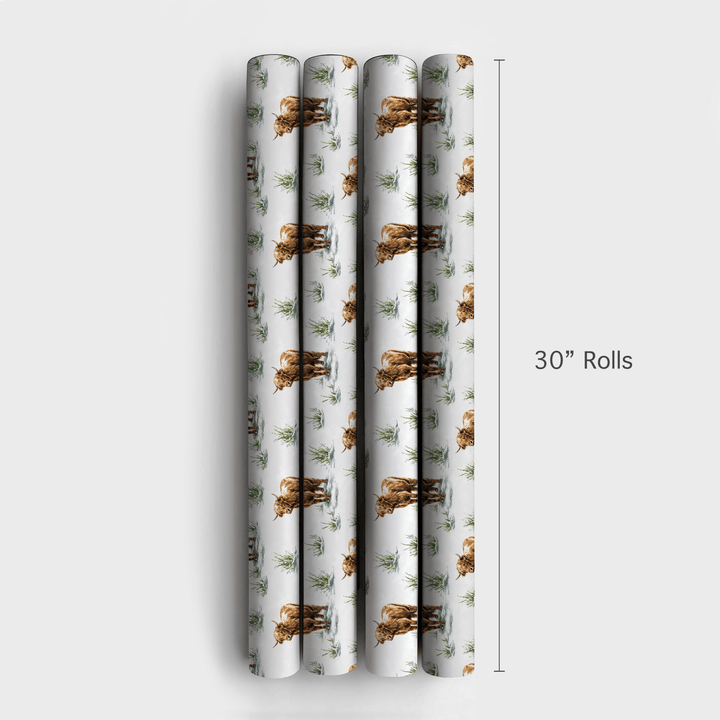 Snowy Highland - Wrapping Paper - Aspen & Arlo