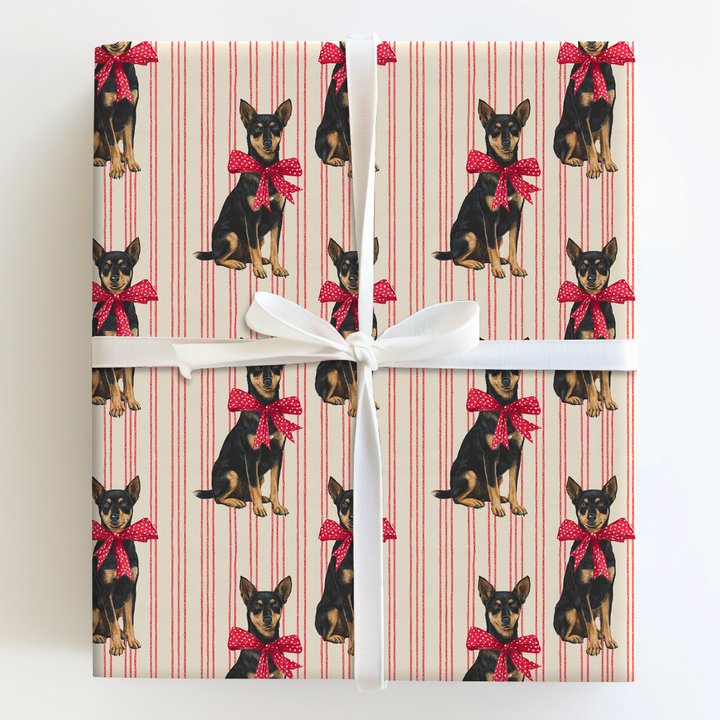 Kelpies in a Christmas Bow