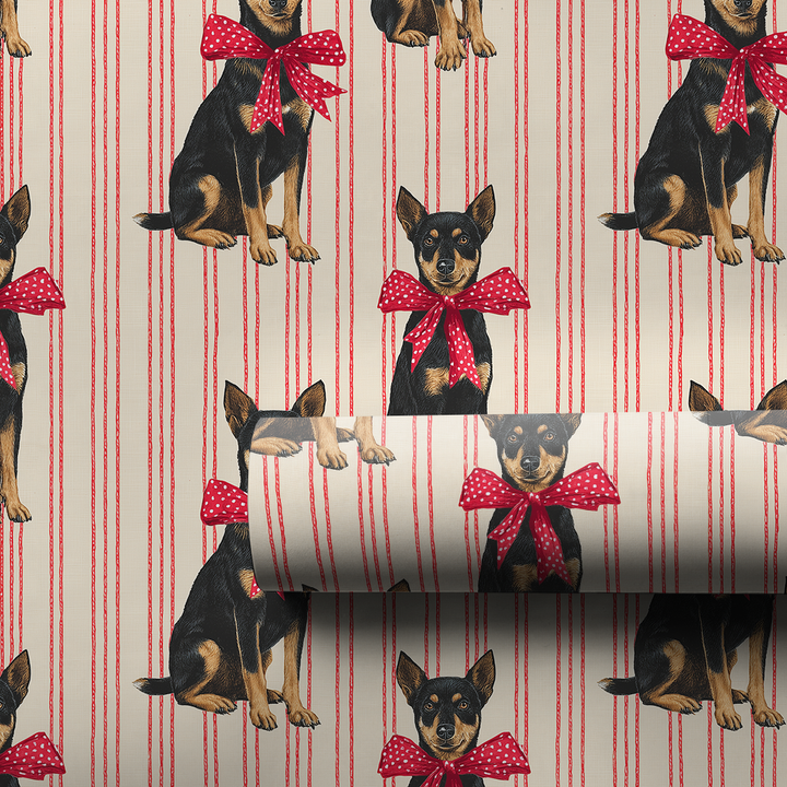 Kelpies in a Christmas Bow