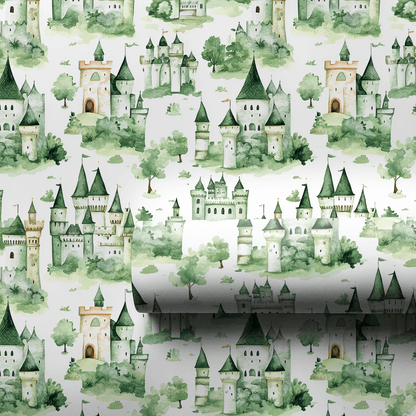 Green Kingdom - Wrapping Paper - Aspen & Arlo