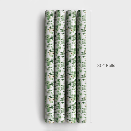 Green Kingdom - Wrapping Paper - Aspen & Arlo