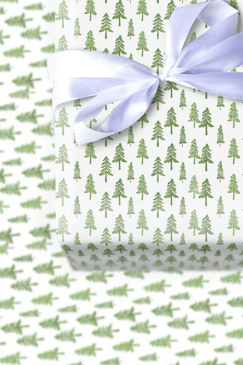 Evergreen Elegance - Wrapping Paper - Aspen & Arlo