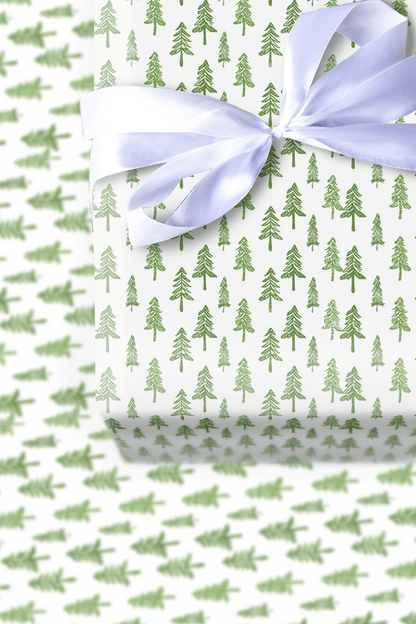 Evergreen Elegance - Wrapping Paper - Aspen & Arlo