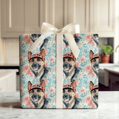 Mom's Favorite German Shepherd - Wrapping Paper - Aspen & Arlo