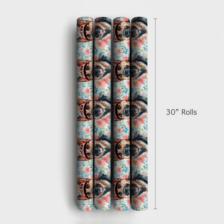 Mom's Favorite German Shepherd - Wrapping Paper - Aspen & Arlo