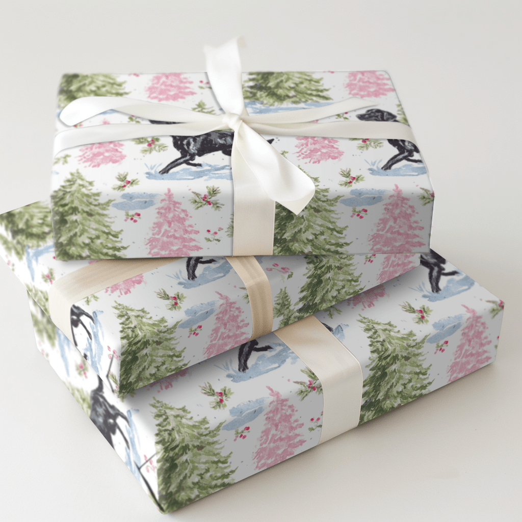 Snowy Snouts - Wrapping Paper - Aspen & Arlo