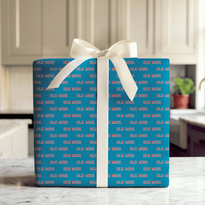 Ole Miss Lettered - Wrapping Paper - Aspen & Arlo