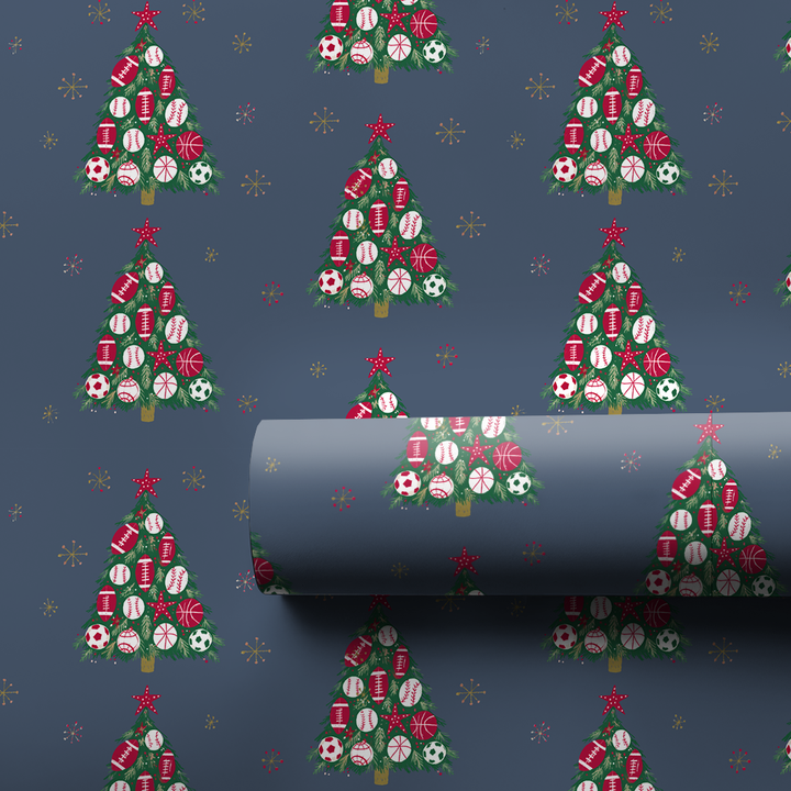 All Sports Christmas Tree Blue