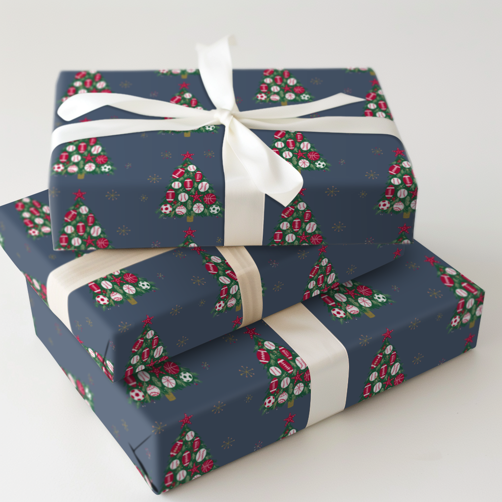 All Sports Christmas Tree Blue