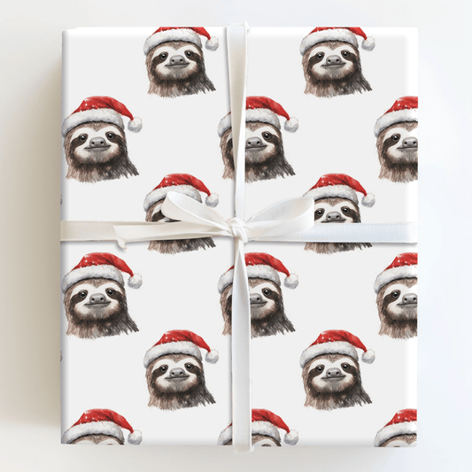 Sloth Stocking - Wrapping Paper - Aspen & Arlo