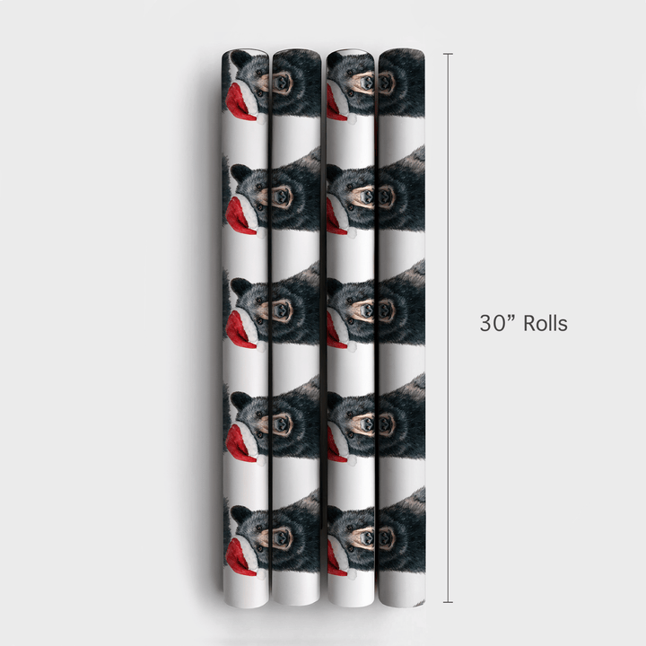 Berry Merry Bear - Wrapping Paper - Aspen & Arlo