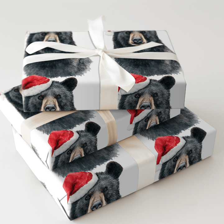 Berry Merry Bear - Wrapping Paper - Aspen & Arlo