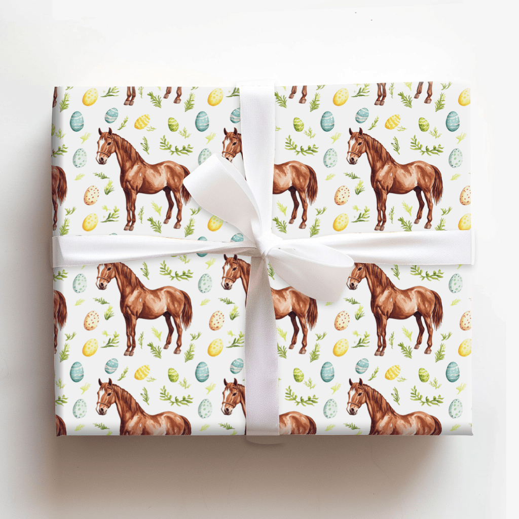 Eggs and Equestrian - Wrapping Paper - Aspen & Arlo