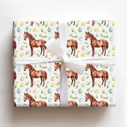 Eggs and Equestrian - Wrapping Paper - Aspen & Arlo