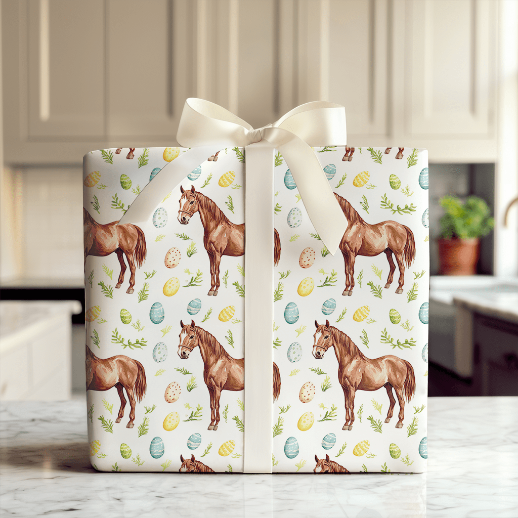 Eggs and Equestrian - Wrapping Paper - Aspen & Arlo