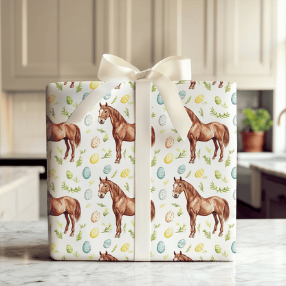 Eggs and Equestrian - Wrapping Paper - Aspen & Arlo