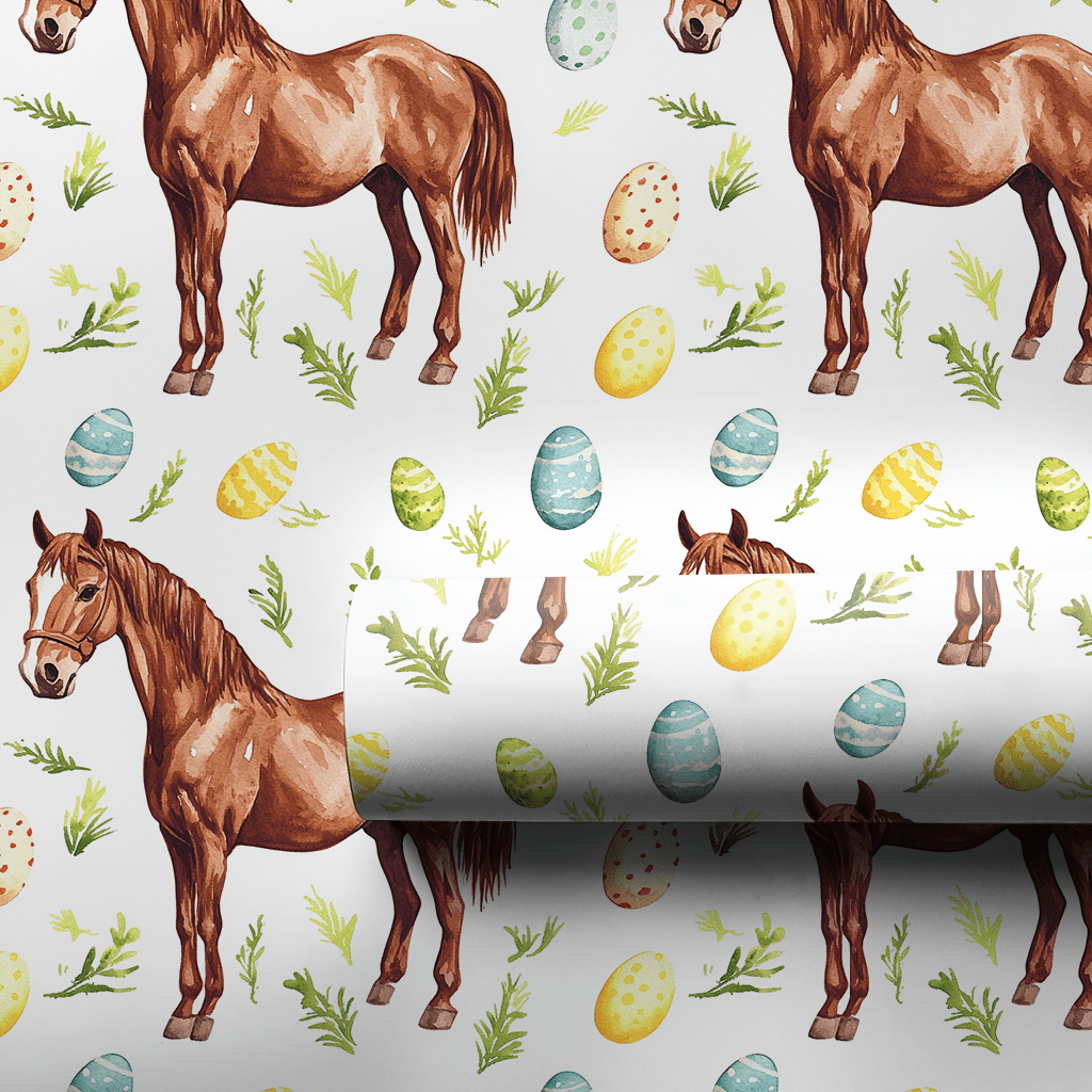 Eggs and Equestrian - Wrapping Paper - Aspen & Arlo