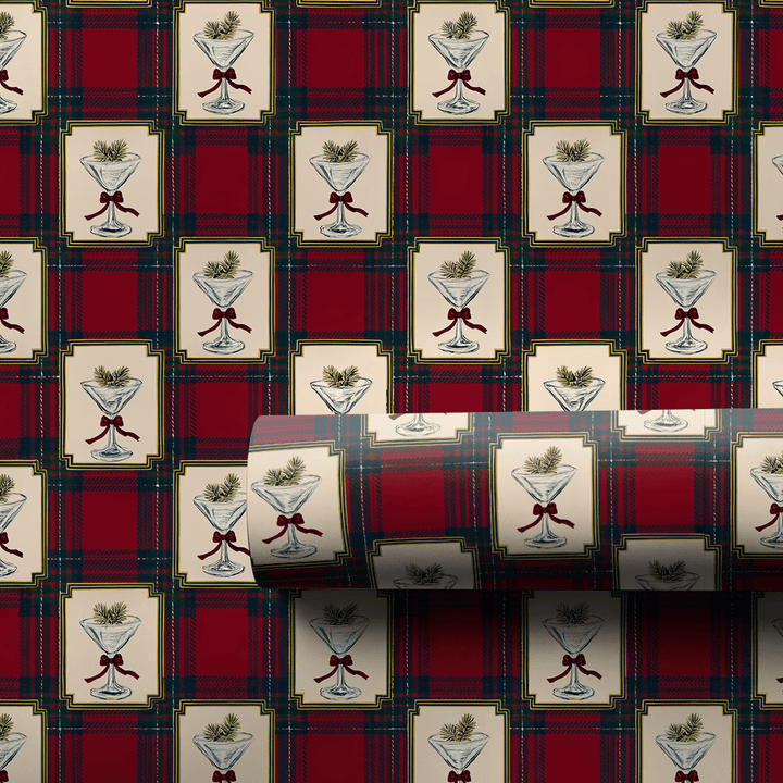 Tartan & Toasts - Wrapping Paper - Aspen & Arlo