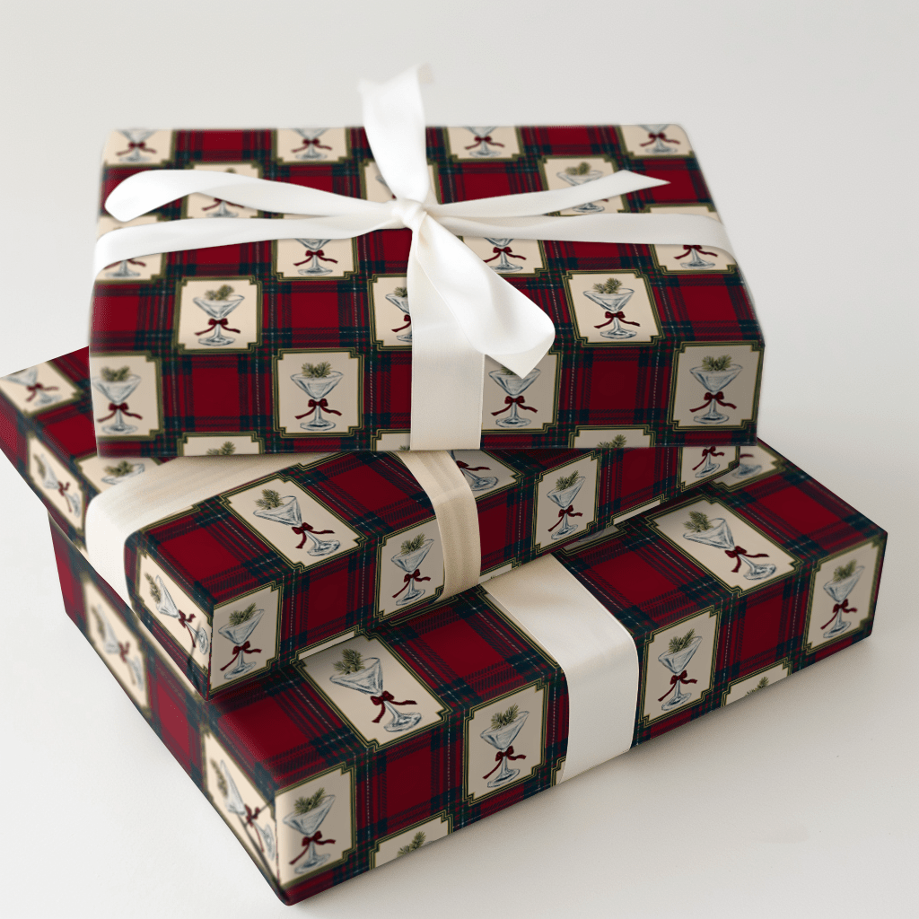 Tartan & Toasts - Wrapping Paper - Aspen & Arlo