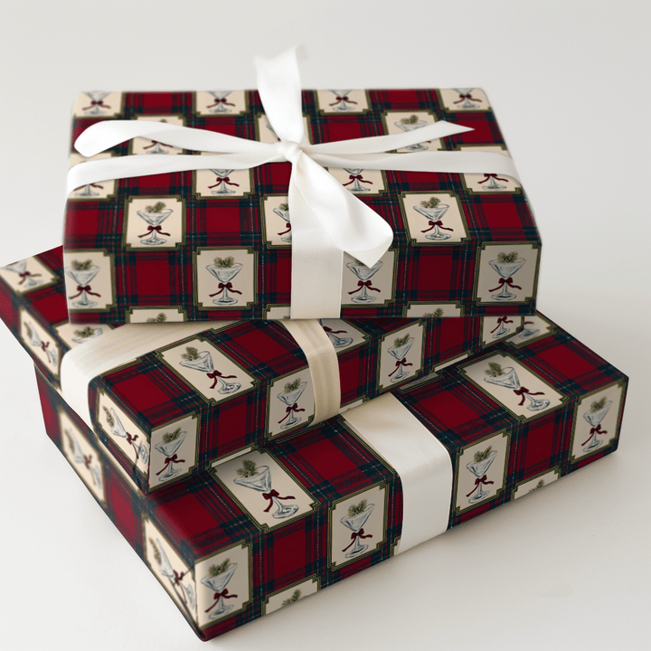 Tartan & Toasts - Wrapping Paper - Aspen & Arlo