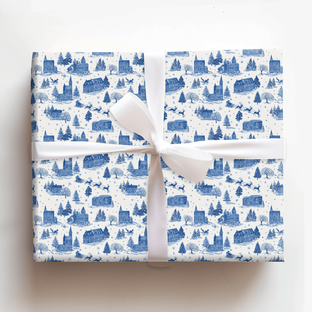 Airmail to the Pole - Wrapping Paper - Aspen & Arlo