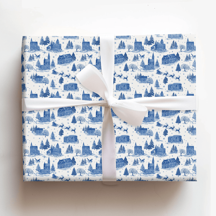 Airmail to the Pole - Wrapping Paper - Aspen & Arlo