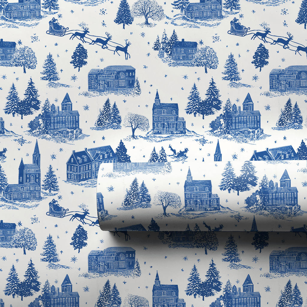 Airmail to the Pole - Wrapping Paper - Aspen & Arlo