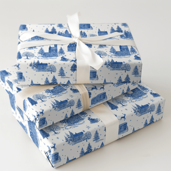 Airmail to the Pole - Wrapping Paper - Aspen & Arlo