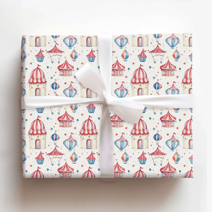 Circus Rings and Spotlights - Wrapping Paper - Aspen & Arlo