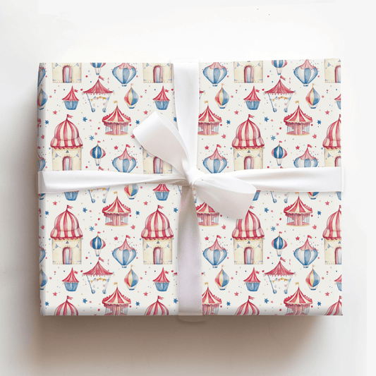 Circus Rings and Spotlights - Wrapping Paper - Aspen & Arlo