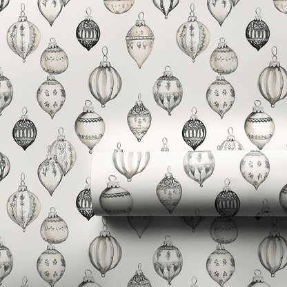 Shimmer Silver - Wrapping Paper - Aspen & Arlo