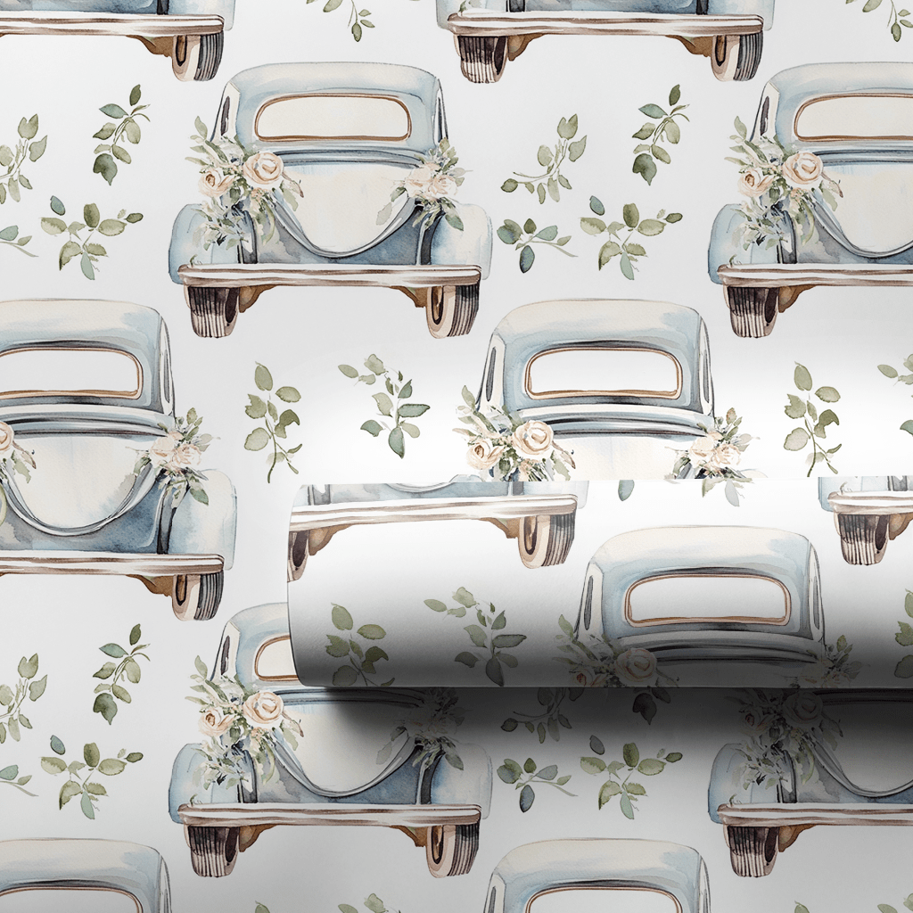 Blue Departure - Wrapping Paper - Aspen & Arlo