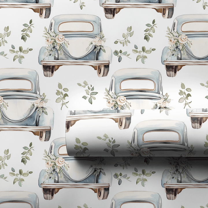 Blue Departure - Wrapping Paper - Aspen & Arlo