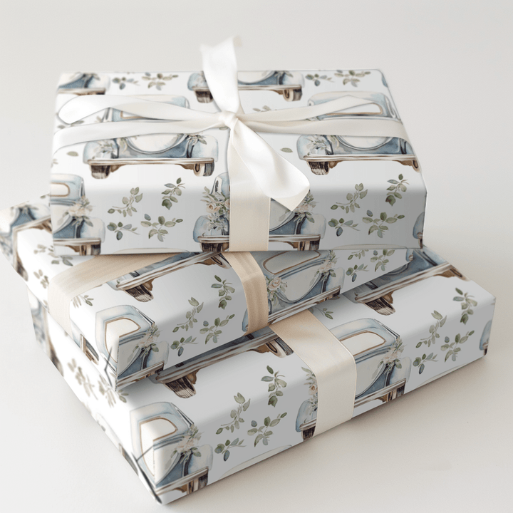 Blue Departure - Wrapping Paper - Aspen & Arlo
