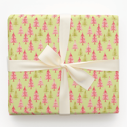 A Pink Holiday - Wrapping Paper - Aspen & Arlo