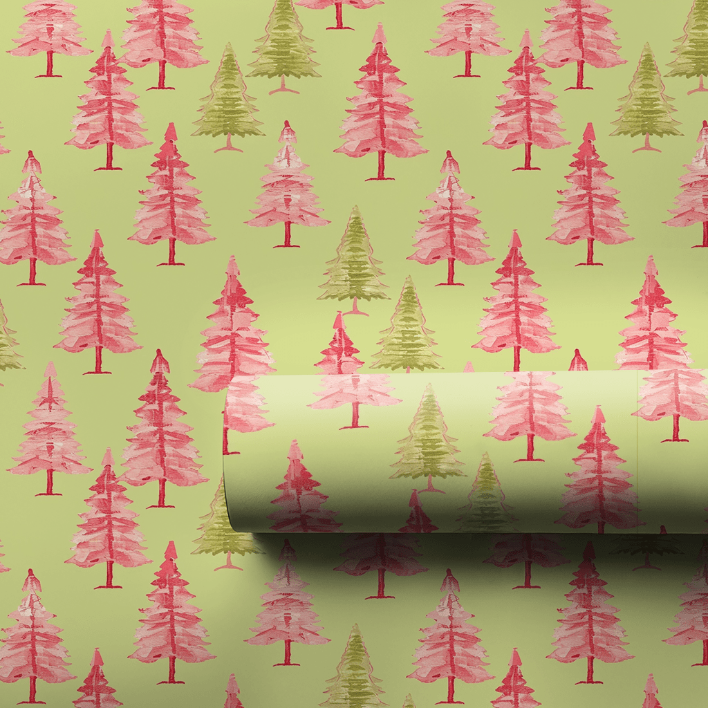 A Pink Holiday - Wrapping Paper - Aspen & Arlo