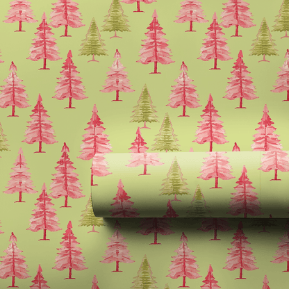 A Pink Holiday - Wrapping Paper - Aspen & Arlo