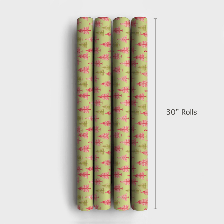 A Pink Holiday - Wrapping Paper - Aspen & Arlo