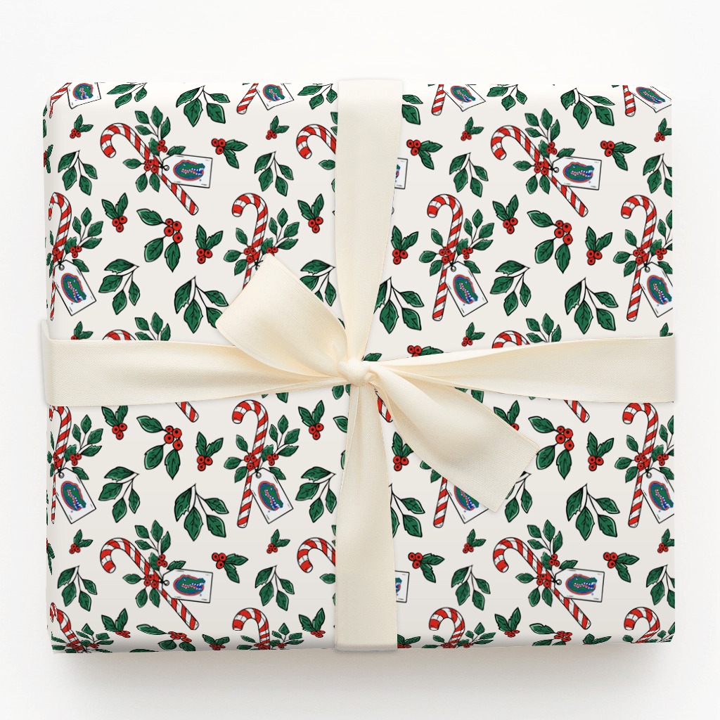Peppermint Gators - Wrapping Paper - Aspen & Arlo