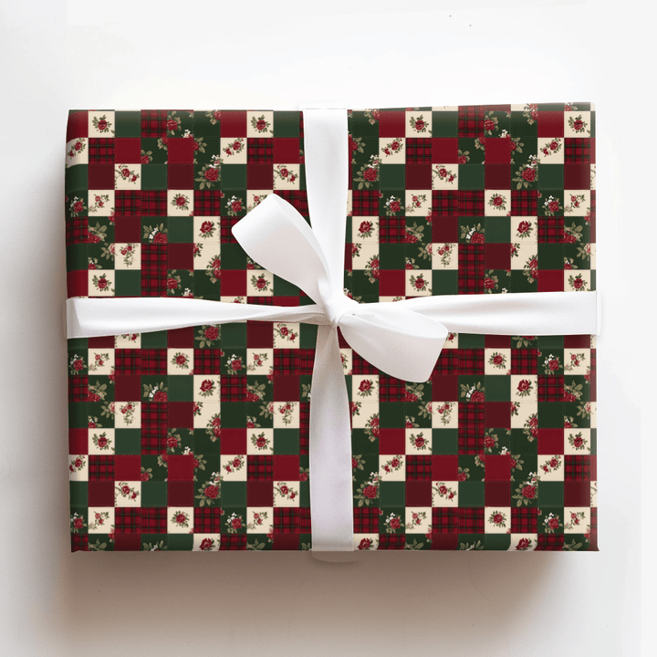 Yuletide Patchwork - Wrapping Paper - Aspen & Arlo